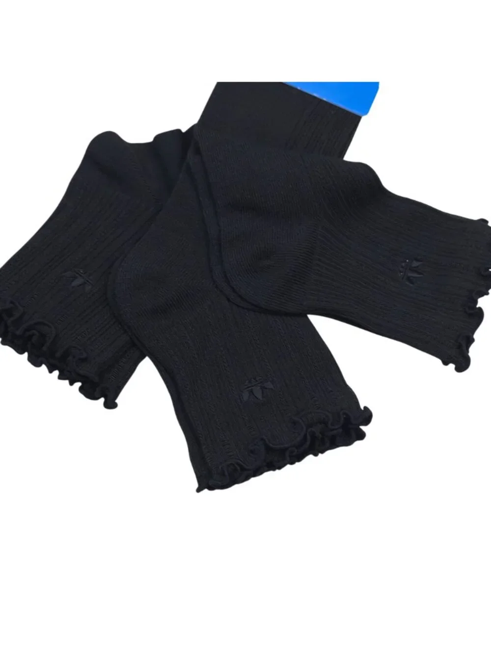 Adidas Superlite Womens & Mens Black Quarter Socks 3-Pk Medium Moisture-Wicking